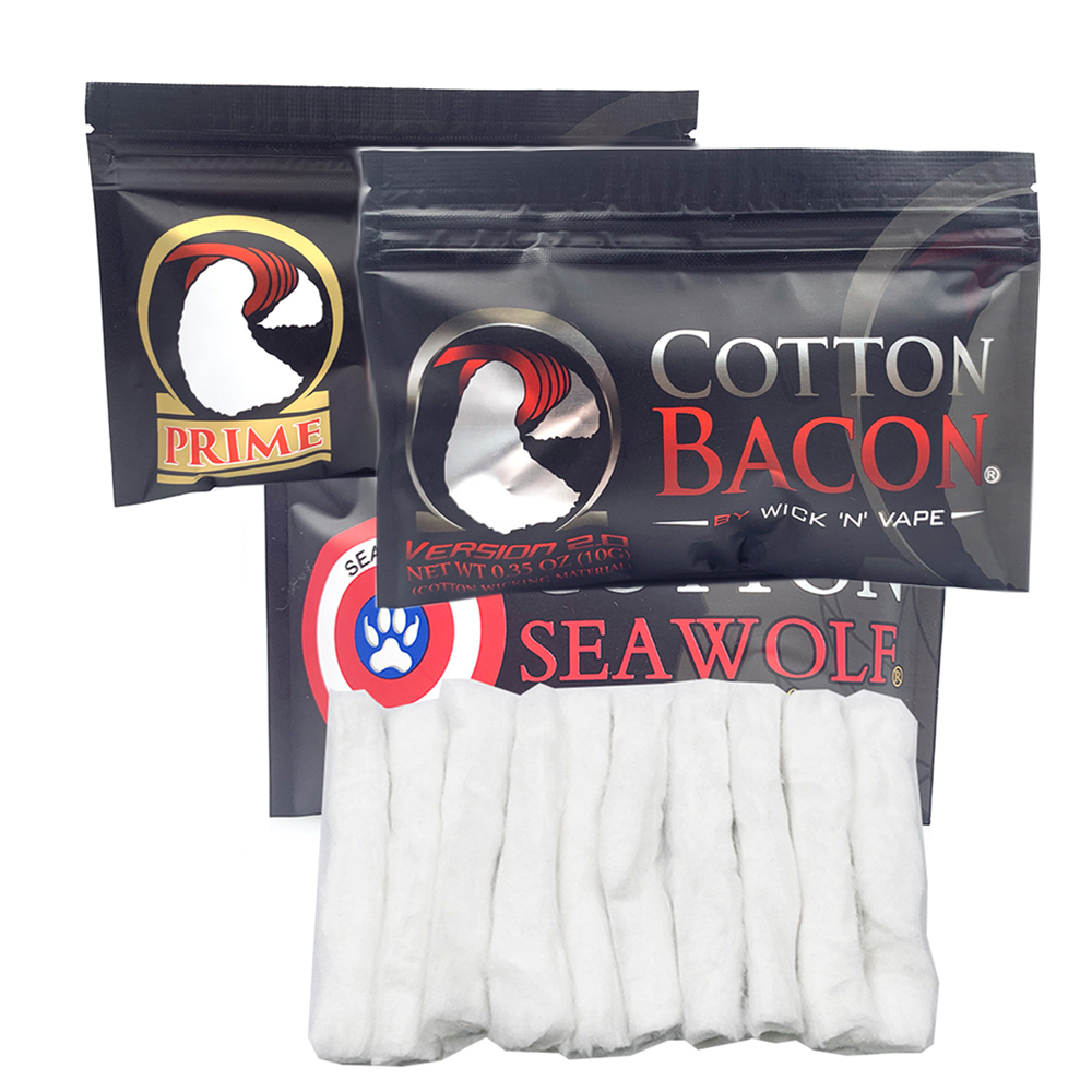 Vaping Goods - 2 pacote de algodão bacon prime