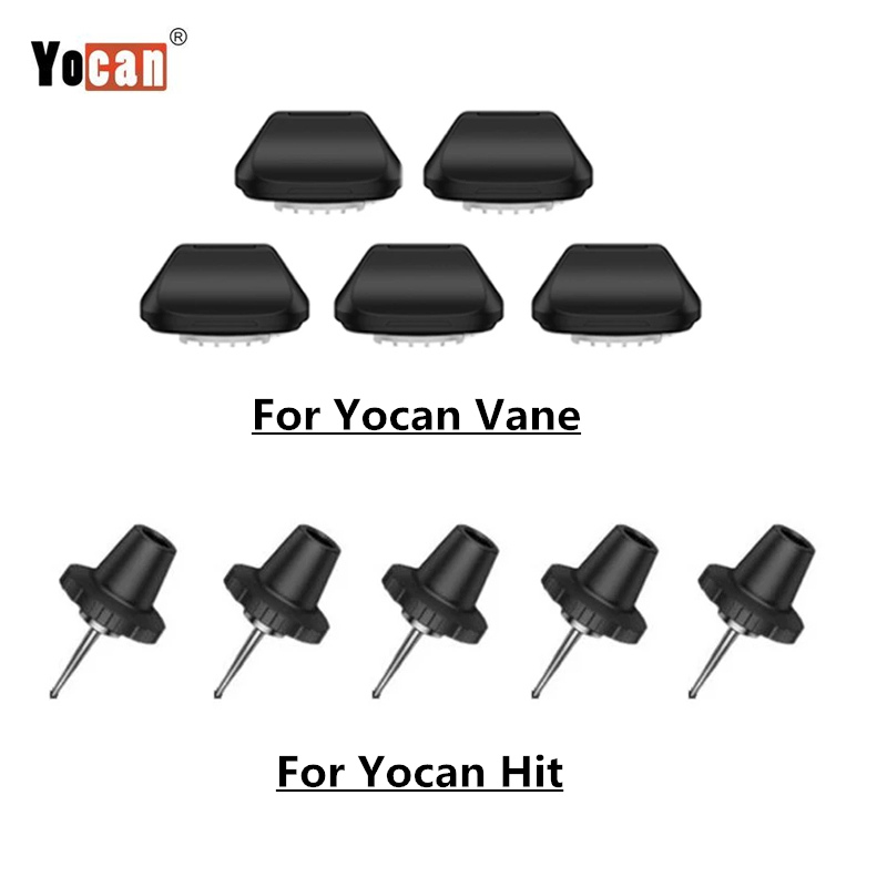 Dry Herb Vaping Accessories - 5 unidades/pacote original yocan hit/palheta bocal