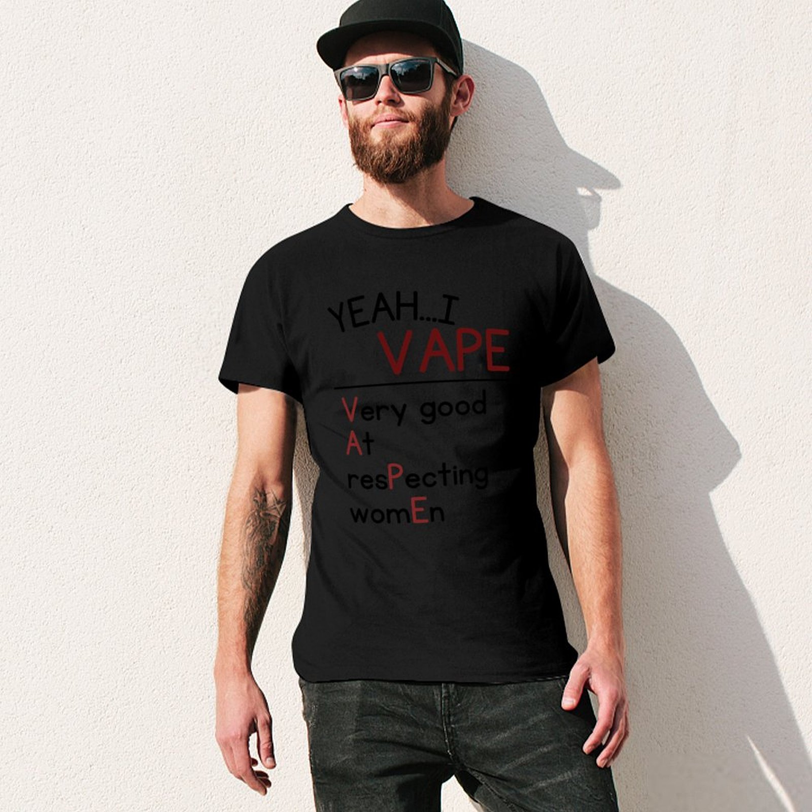 Camiseta masculina respirável  - Vaping Goods avaliação e preço